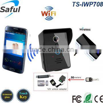 Wireless Remote Control Wifi Doorbell Video Wireless Video Door Phone Intercom System