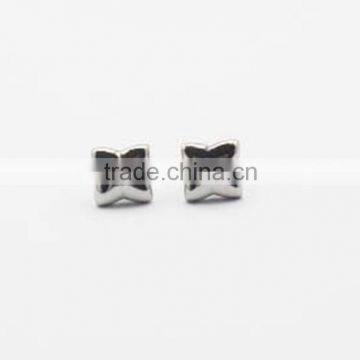 Simple Design Fashion 316l Stainless Steel Jewelry Silver Stud Earring