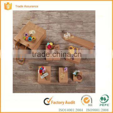Hot Product Wholesale Custom Kraft Paper Jewelry Box Supplier's Choice photo-5