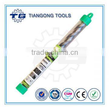 TG sandblasted masonry drill bit with plastic tube