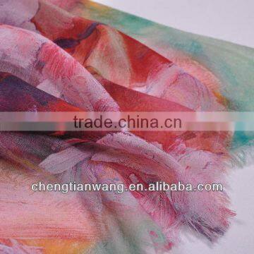 2013 Digital Print Wool Scarf, New Scarf 2013 photo-5