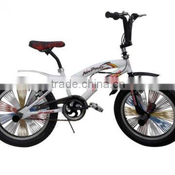 20 INCH FREESTYLE BMX BIKE WITH COLORFUL SPOKES