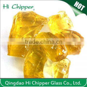 Ocean Blue Diamond Shape Fire Pit Glass Gem Stone photo-6