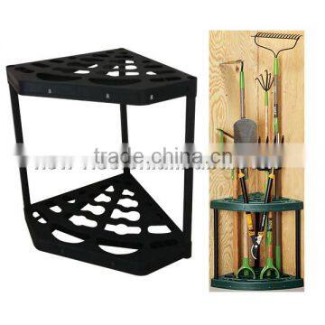 Triangle Garden Corner Long Handle Tool Rack Stand