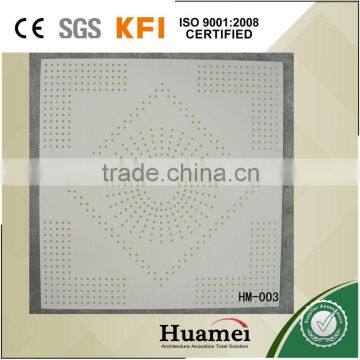 Perforated fiberglass ceiling tiles for home decoration and classroom