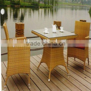 outdoor rattan chair set