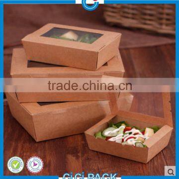 High quality Professional customized food grade paper gift box kraft paper packaging box Wholesale