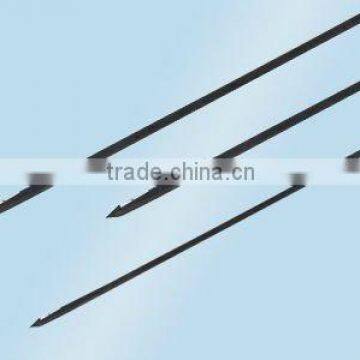 Square steel stakes