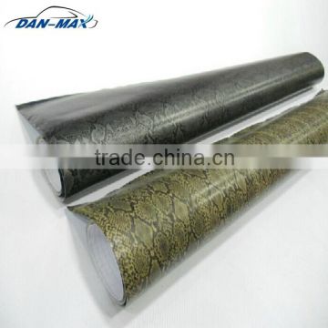 New style durable python snake skin fabric film for car decoration wrapping