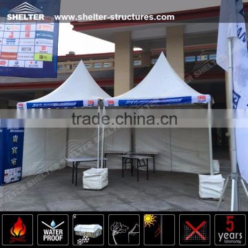 5*5m Folding outdoor awning and UV Resistance pagoda tents for trade show event