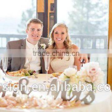 2016 New Design Stainless Steel Number Signs,table Decoration Letter for Wedding Reception photo-3