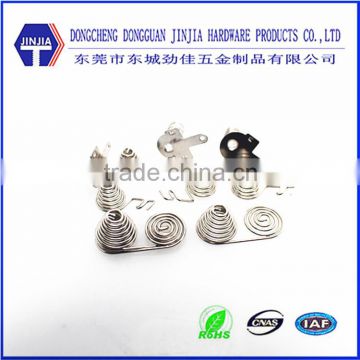 Dongguan factory ISO 9001 metal spring for battery