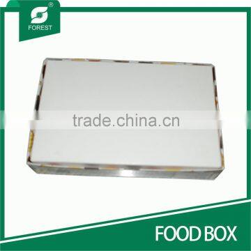 IVORY CARDBOARD PAPER FOOD BOX FOR SNACKS photo-5
