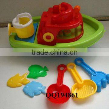 Sand beach boat play set, funny beach toy, sand beach toy