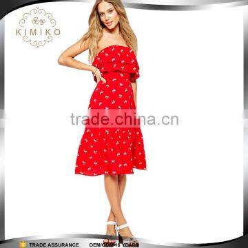 Lady Sundress With Print Women Offer Shoulder Dresses In 2016 Designs