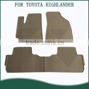 Wholesale Custom Fit Full Set Type PVC Car Floor Mats For TOYOTA HIGHLANDER