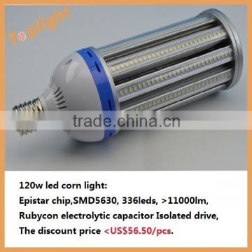 High power energy saving 80% 3years warranty E40 E39 LED Corn Lamp 120W