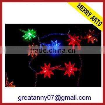 Factory direct sale outdoor programmable light transformer led christmas tree lights star shaped