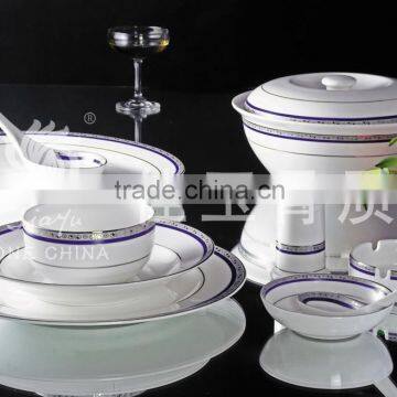 silver line dinner set fine bone china