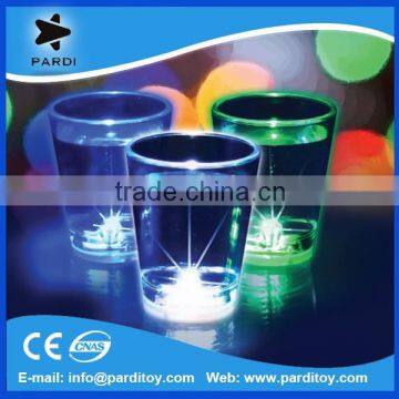 2OZ 60ML liquid activated led flashing shot glasses