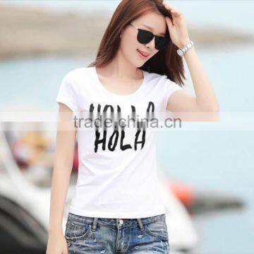 Adult New Fashion Women Print T Shirt Custom photo-2