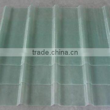 Anti- UV corrugated clear plastic roofing tile for light cover