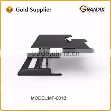 Office Table Using Height Adjustable laptop stand standing workstation computer desk