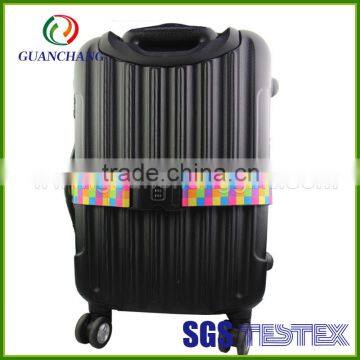 China Factory Direct Sale High Quality Belt Type Nylon or Polyester Material Plastic Buckle Luggage Strap With Lock photo-6