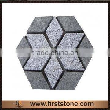 Cheap mix mesh hexagon paving stone