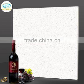 Bianco white glossy transparent clear diamond quartz crystal porcelain tile