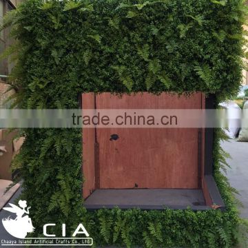 Indoor Artificial Green Wall , Outdoor Plastic Garden Walls