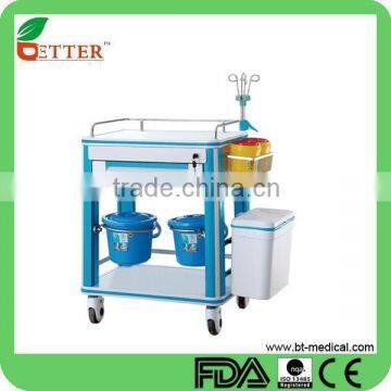 Deluxe hospital waste trolleys