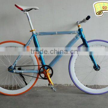 Colorful 700C fixed gear bike single speed QD-E-903