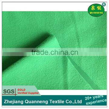 Polyester tricot brushed uniform fabric