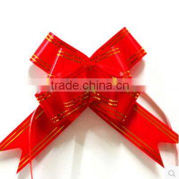 Decorative organza chrismas ribbon bow