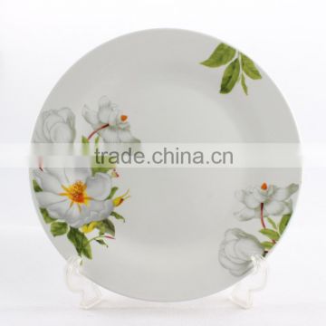 10.5 " Super White Peronalized Design Hotel Restaurant Ceramic Porcelain Square Plate Dish With All Size Wholesale