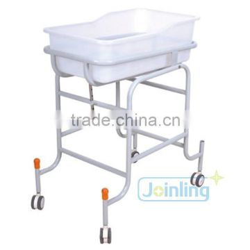 Hospital Powder Coated Stainless Steel Baby Bassinet