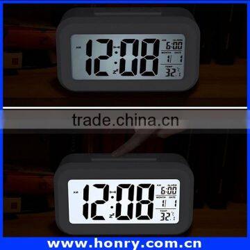 Hot Selling Cheapest 7 Color Changing Digital Alarm Led Clock photo-4