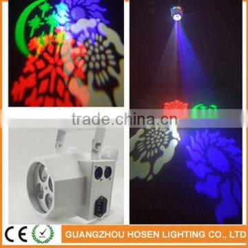 New 4lens led pattern light 4 eyes led gobo effect light beam dj disco light