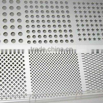 PVC coated black steel perforated sheet