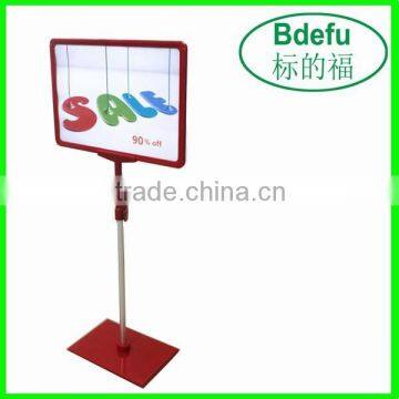 A3/A4 Plastic POP Display Stand for supermarket