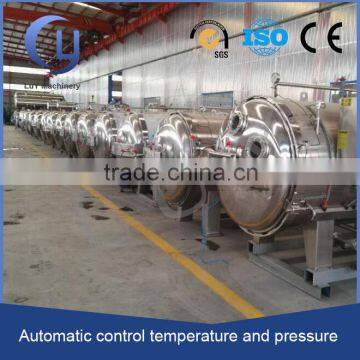 Simulation Control uniform heating aluminum bottle sterilizing autoclave machinery