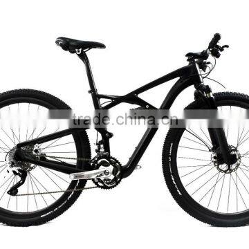 Durable Stiffness Full Suspension MTB Frameset AG186, 200*50mm Travel Rear Shox 29er Full Suspension Carbon Mountain Bike Frame