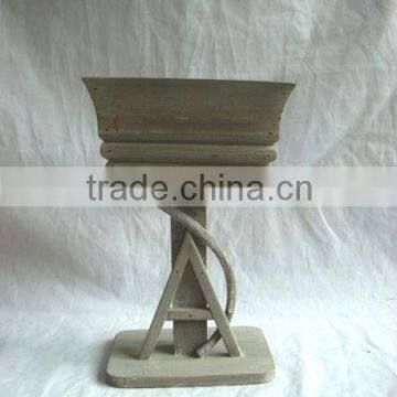 wooden flower pot(FSC Certificate)