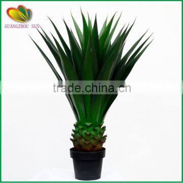 wholesale artificial agave bonsai plants for interior decoration