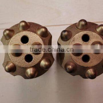 Taper 7 degree tungsten carbide button bit, short skirt and long skirt