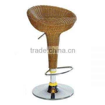 BS-136 high quality rattan wicker outdoor bar stool