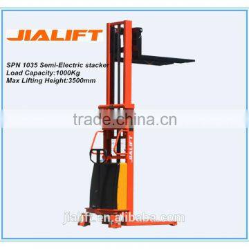 Jialift 1000Kg Semi-Electric Stacker SPN1035