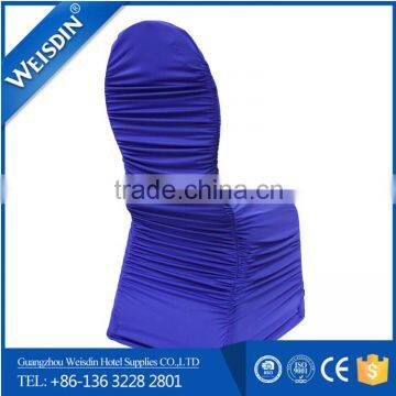 Luxury Polyester Ruffled Spandex Chair Cover for Wedding or Banquet Wholesale photo-5