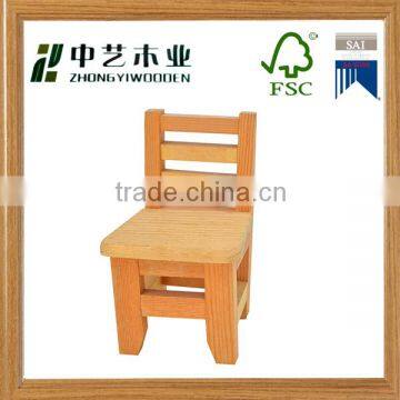 Made in China OEM eco-friendly assembled unfinished small pine wooden chair toys
